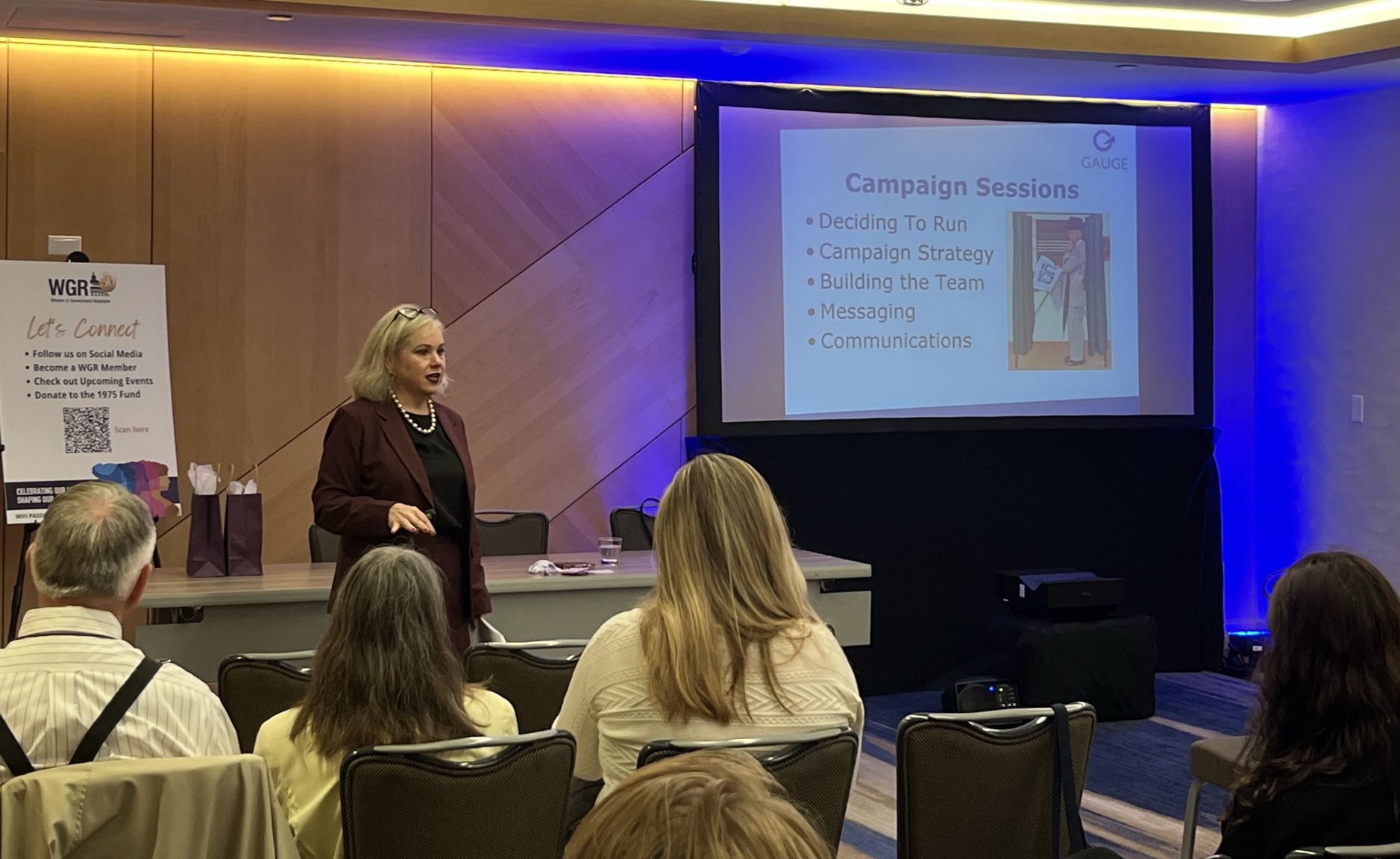 Holly Davis Speaking at WGR Conference